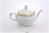 SERVIZIO THE E CAFFE PORCELLANA NEW BONE CHINA WHITE ORO PLATINO ROSENTABLE