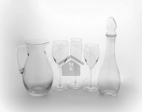 CALICI CRISTALLO LUXION 38 Pz ONLY ONE CRYSTAL GLASS